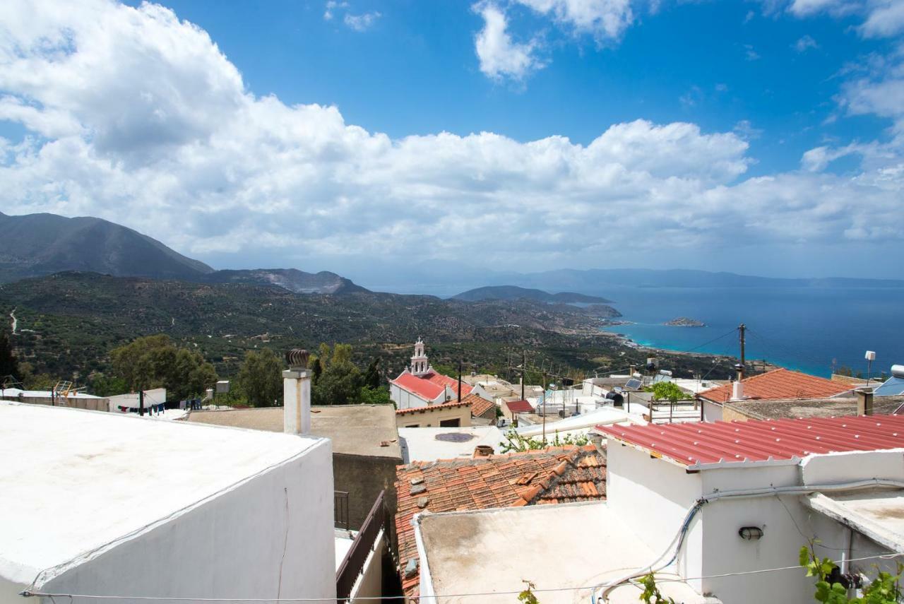Splendid Sea View Villa Mirsini  Bagian luar foto