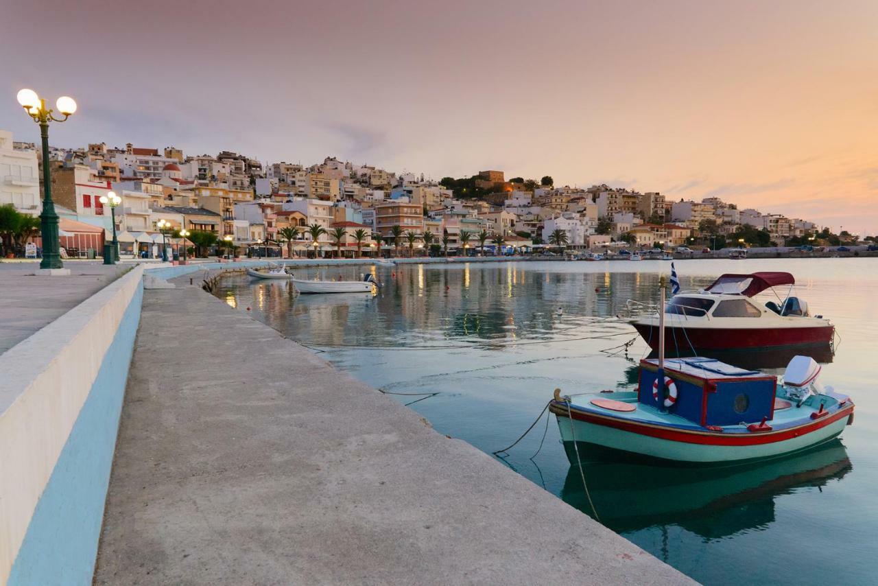 Splendid Sea View Villa Mirsini  Bagian luar foto