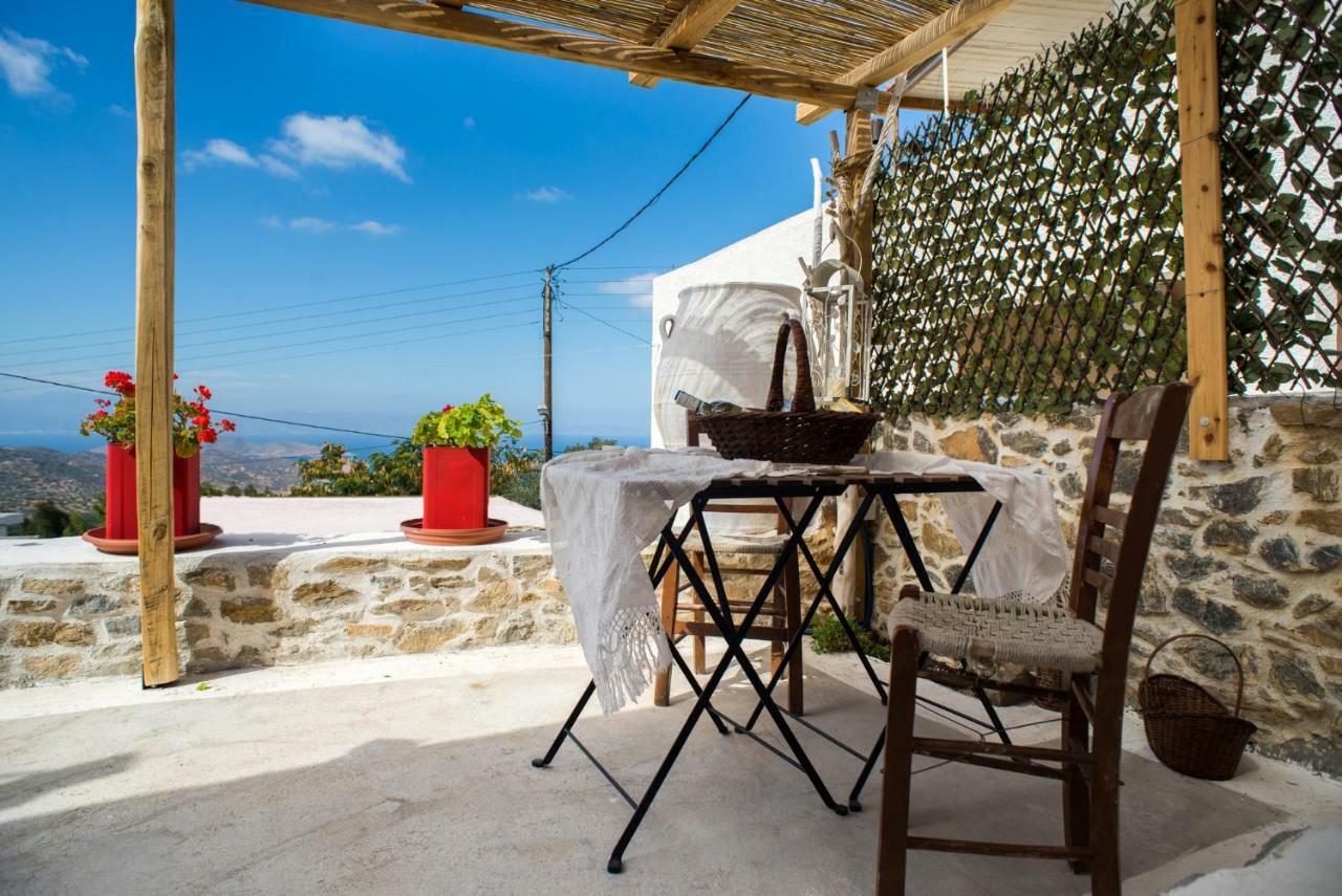 Splendid Sea View Villa Mirsini  Bagian luar foto